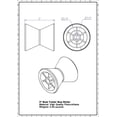 thumbnail image 4 of COLOFULWAY Rouleau de Remorque de Bateau 3 Pouces Rouleau Poly Nœud s'Adapte à un Arbre de 1/2 Pouces, Polyuréthane, 4 of 4