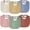 6 Pack-candy, variant on Muslin Baby Bibs for Unisex Boys Girls, Cotton Drool Bibs, Adjustable Newborn Bibs for Drooling and Teething