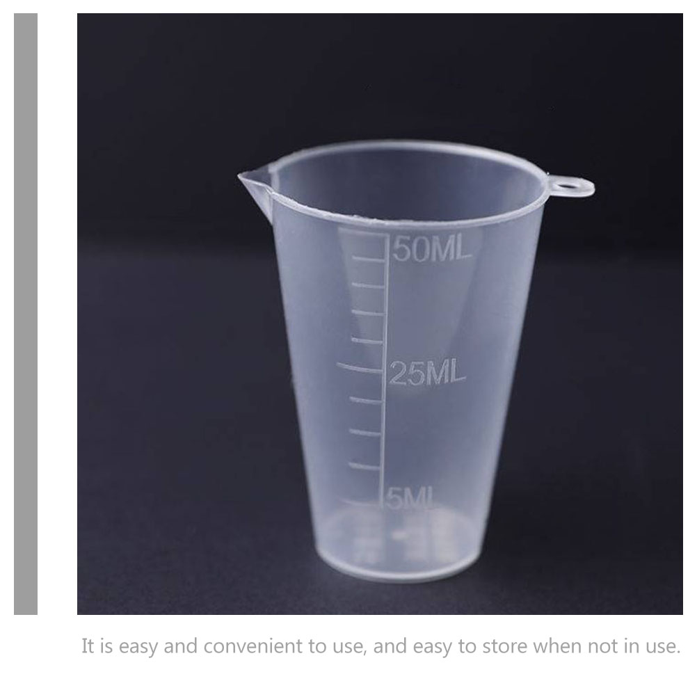 Garden measuring cup 40Pcs Garden Measuring Cup with Scale Plastic Orchard Measuring Cup Tools