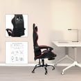 thumbnail image 2 of YouLoveIt Gaming Chair Black Red Gaming Chair High Back Office Chair Ergonomic Swivel Chair Reclining PC Computer Video Gamer Chair Desk Chair for Men Women Adults, 2 of 8