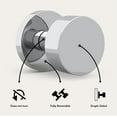 thumbnail image 5 of Mega Handles | Buena Dummy Knob | Polished Chrome, 5 of 5