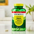 thumbnail image 6 of Spring Valley Flush Free Niacin Dietary Supplement Capsules for Metabolism Support, 500 mg, 240 Count, 6 of 12