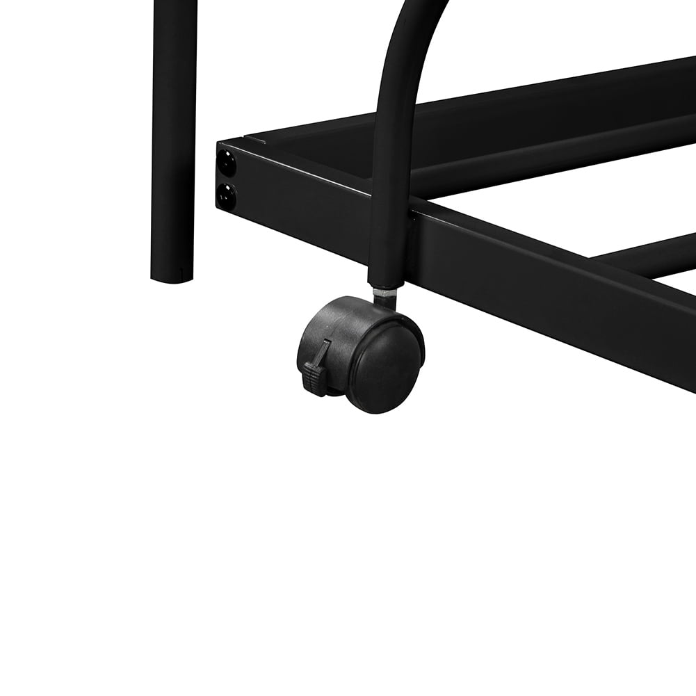 Resenkos Twin Size Metal Daybed with Trundle,Metal Bedframe for Kids/Teens/Adults,Black Resenkos Twin Size Metal Daybed with Trundle,Metal Bedframe for Kids/Teens/Adults,Black