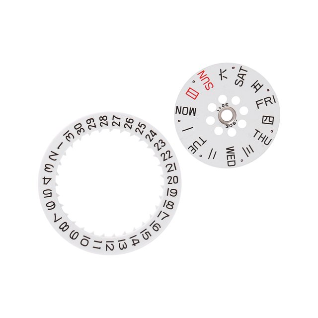 Esfera del calendario del movimiento del reloj, esfera del calendario del reloj del movimiento de la semana del movimiento del reloj 8200 Rendimiento probado