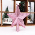 thumbnail image 3 of Farfi 2pcs brillo estrella de cinco puntas árbol de navidad topper decoración adorno del partido Farfi 21053192, 3 of 6
