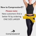 thumbnail image 3 of Leggings de Compresión CompressionZ de Cintura Alta Negro Talle XL, 3 of 8