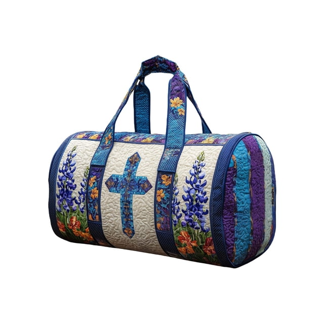 Sac de Voyage Matelassé Plissé Imprimé à la Mode Sac de Sport Yoga