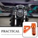 thumbnail image 3 of YSNOOWE 1Jgo Pedal Trasero Y De Para Motorbike Aluminio Duradero, 3 of 5