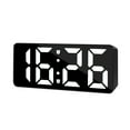 Vekome Multifunctional LED Mirror Alarm Clock Small Alarm Clock for