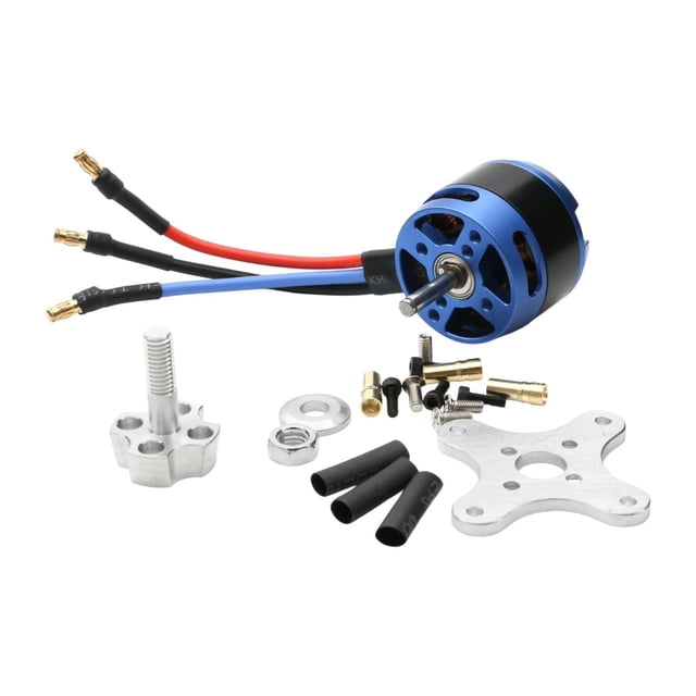 D3530 1100kV Accesorios de motor sin escobillas de reproducción Partes de repuesto Multifuncionales de 3.8 mm para aviones de fija RC resistente
