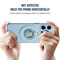 thumbnail image 6 of Entronix Magnetic Phone Grip, Magnetic Phone Ring Holder for iPhone 15 14 13 MagSafe Accessories 360° Adjustable Kickstand Only for iPhone 14/13/12 Pro Max, Compatible with Mag Safe Case (Black), 6 of 8