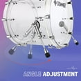 thumbnail image 3 of Donner DDS-1000 Crystal 22-inch 5-Drum Set for Adults Transparent+White, 3 of 9