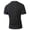 38# Black, variant on Men's V Neck T-Shirt Short Sleeve Slim Casual Top With Chest Pocket Summer Lightweight Tee Green S