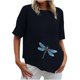 thumbnail image 1 of Blusa con bolsillo y estampado de solapa con botones de manga larga informal para mujer Pompotops hfajkhk137094, 1 of 4