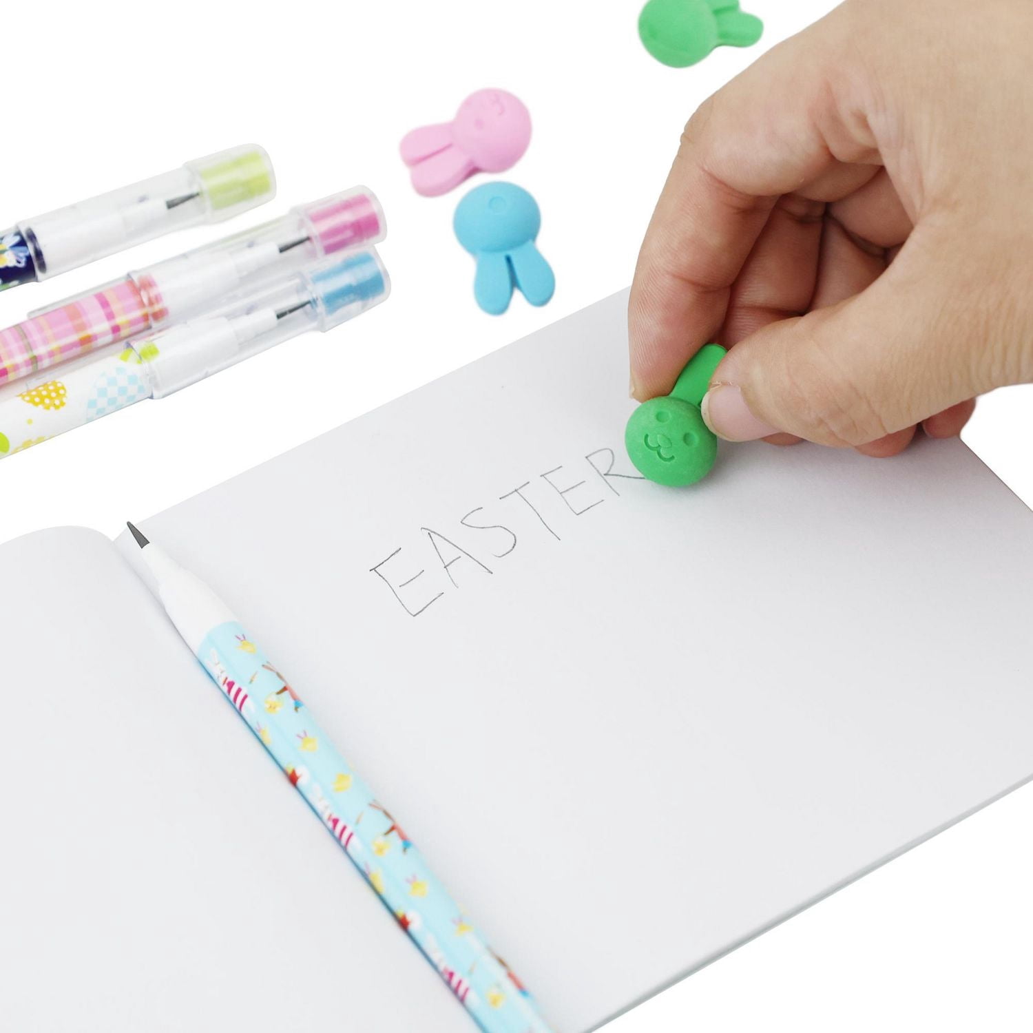 Façon de célébrer ! 16CT CRAYON ET GOMME, NOUVEAUTÉ