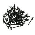 thumbnail image 1 of Remaches ciegos de gran cabeza y gran brida negros 50 piezas diámetro de agarre 4 mm longitud de agarre 8 mm diámetro de brida 8 mm acero inoxidable, 1 of 1