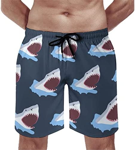 Men's Shark Swim Trunks, The Shark Sides 5.5
