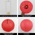 thumbnail image 5 of 1 Set/12Pcs Round Lantern Handmade Lantern Hanging Drops Decorative Lantern, 5 of 5