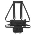 thumbnail image 1 of Bolsa táctica para el pecho, tipo chaleco Molle, bolsa frontal con manos libres, 1 of 8