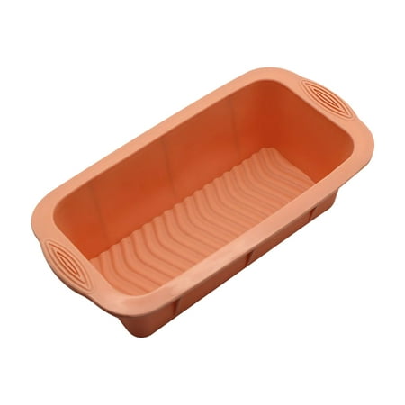 

Tepsmf Silicone Molds Silicone Bread Loaf Pan Bread Mold Rectangle Non-Stick Baking Mold Storage Containers