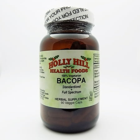 Holly Hill Health Foods, Bacopa Brain Tonic, 90 Vegetarian Capsules
