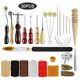 thumbnail image 1 of Juego de herramientas para manualidades de cuero de 30 piezas para zapatos, bolsos, cinturones, costura de cuero, marcado, mecanizado, costura y ranurado, 1 of 1