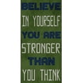 thumbnail image 2 of Prime, Marcus 11x18 White Modern Wood Framed Museum Art Print Titled - Strong Belief 1, 2 of 4