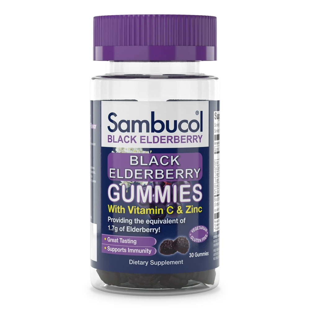 Sambucol Black Elderberry Gummies 30 Count