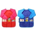 thumbnail image 2 of XmhyTop-A 2-Piece Set of Waterproof Long-Sleeved Aprons for 4-8-Year-Old, Applicable for Painting and Crafts, 2 of 4