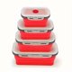 thumbnail image 4 of Lightweight, Space-Saving Silicone Lunch Box Set with Lids - Portable, Multi-Size Containers for School, Office & Travel, 4 of 4