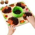 thumbnail image 1 of Hedgehog Stick Game Hand Fine Motor Sensory Training Teaching Aids Toys, 1 of 4
