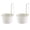 2 white, variant on Side Sink Drain Strainer Basket, Corner Sink Strainer Colander Drain Basket, Sink Draining Basket