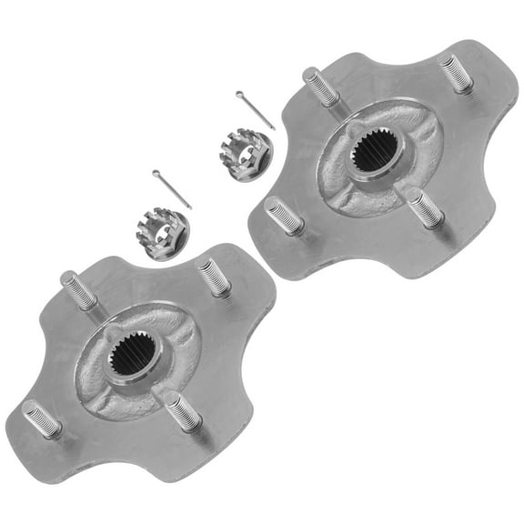2 Rear Axle Wheel Hub W/Nut For Honda TRX420 TE TRX420TM Rancher 420 2X4 2007-13