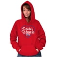thumbnail image 3 of Definitely Dominican Cute Flag Love Hoodie Sweatshirt Women Brisco Brands S, 3 of 5