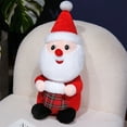 thumbnail image 5 of Santa Claus Plush Toy, 10-Inch Soft Stuffed Santa Doll for Christmas Tree & Home Decor, Holiday Gift for Kids & Family in 3 Styles，B, 5 of 7