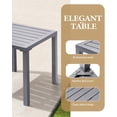 thumbnail image 4 of Juego de mesas auxiliares exteriores Crestlive Products de aluminio x2, 4 of 8