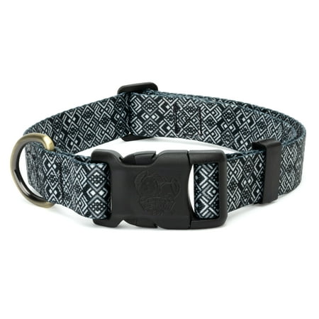 Country Brook Petz&reg; Deluxe Art Deco Chevrons Dog Collar - Made in the U.S.A. XL