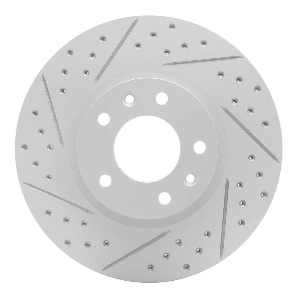 Dynamic Friction Company 830-54059L DFC Geoperformance Rotor - Drilled and Slotted