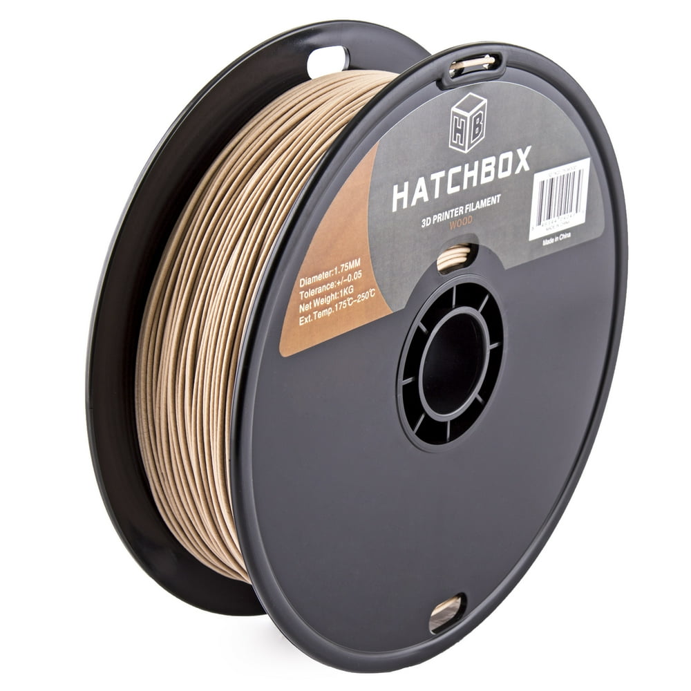 HATCHBOX 3D WOOD1KG1.75 3D Printer Filament, Dimensional Accuracy