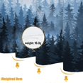 thumbnail image 6 of Blue Misty Forest Shower Curtain Ombre Light Navy White Waterproof Fabric Shower Curtains for Bathroom Nature Pine Tree Mountain Woodland Decorative Bath Curtain with Decor (72'''' × 72''''), 6 of 6