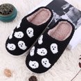 thumbnail image 4 of Lindas Pantuflas Espeluznantes Halloween Fantasma Felpa Cómodas para Hombres Y Mujeres, 4 of 9