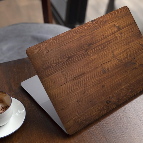 DesignSkinz Rough-Cut Wood Plank Full-Body Skin Decal Wrap Cover for MacBook 12" Retina (A1534)