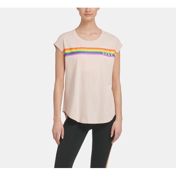 Dkny Womens Sport Logo T-shirt Size L