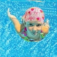 thumbnail image 2 of Child Boys Girls Printed Swimming Caps Beach Clothes Size One Size, 2 of 3