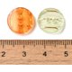 thumbnail image 3 of 50 botones acrílicos transparentes de plástico para costura, ideales para diseño de vestuario. 2 agujeros, planos, redondos, teñidos, colores surtidos. Medidas: 13 x 3 mm. Diámetro del agujero: 1 mm., 3 of 3