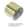 thumbnail image 2 of MLINS Glass Mirror Mosaic Stickers Assorted Color Ecofriendly Fiberglass Material for Decoration 3 Rolls, 2 of 8