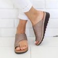 thumbnail image 3 of Women's Flat-bottomed Platform-toe Half-drag Sandals Comfortable Insole Versatile Durable Exquisite Sandals, 3 of 4