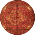 thumbnail image 1 of Ahgly Company Indoor Round Persian Orange Traditional Area Rugs, 8' Round, 1 of 1