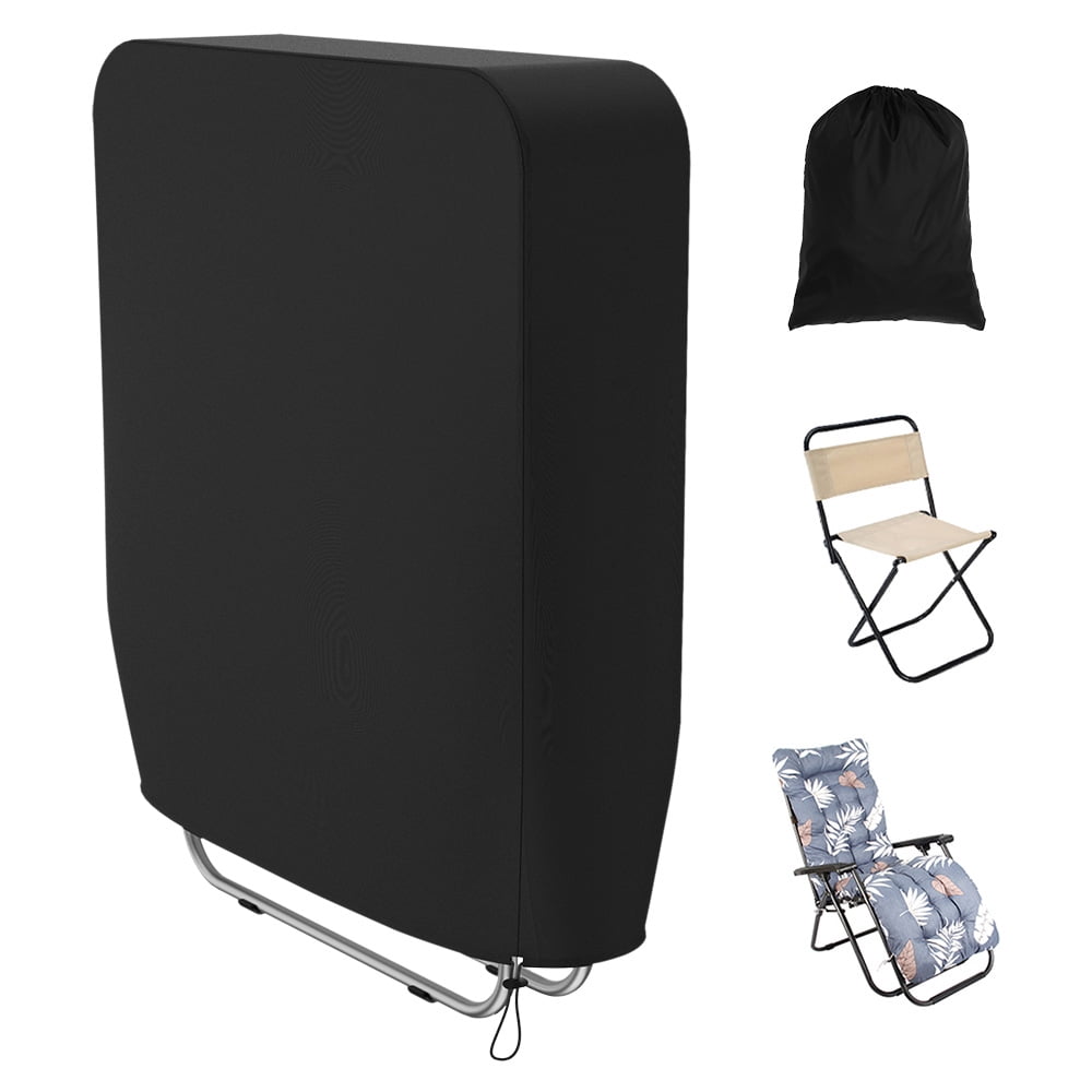 ODOMY Folding Chairs Cover Outdoor Veranda Reclining Chairs Cover