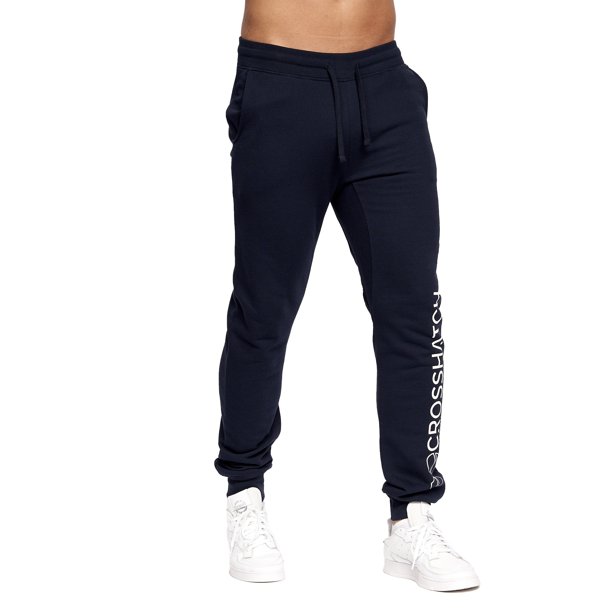 Crosshatch - Pantalón de Chándal Halsted para Hombre (Marino)